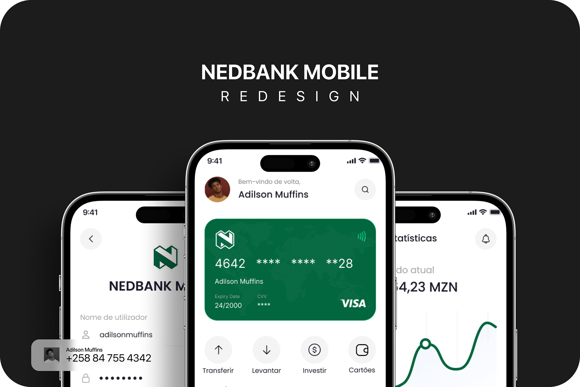 Capa do projecto Nedbank
